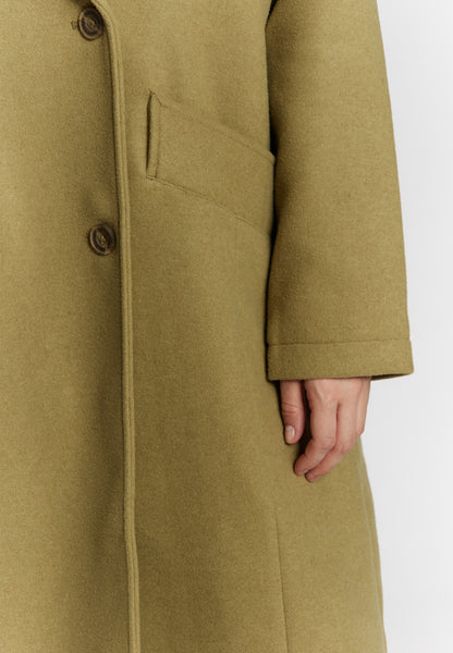 DreiMaster Vintage Damen Übergangsmantel aus Wollmischung