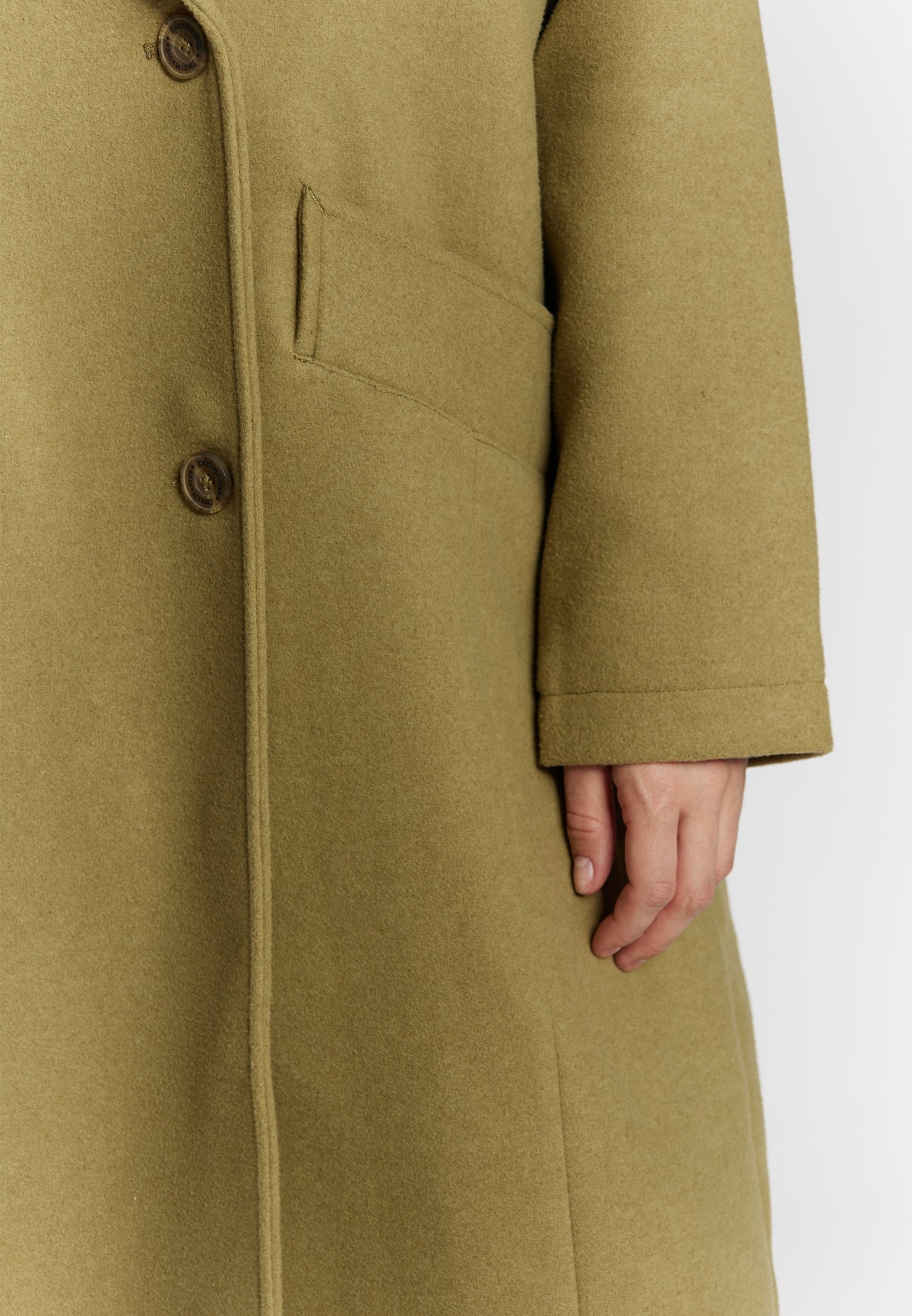 DreiMaster Vintage Women's Übergangsmantel aus Wollgemisch