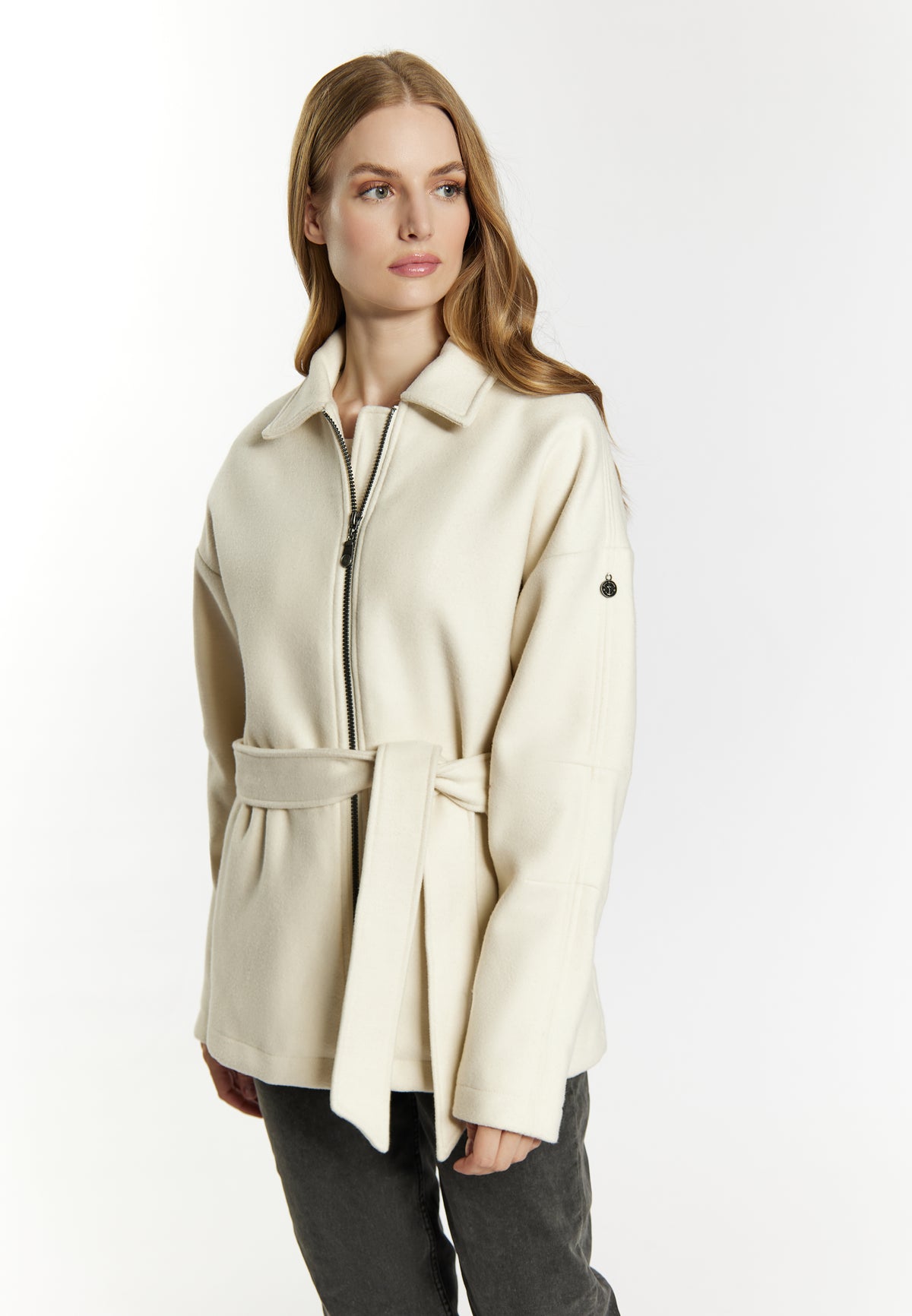 DreiMaster Vintage Women's Übergangsjacke aus Wollgemisch
