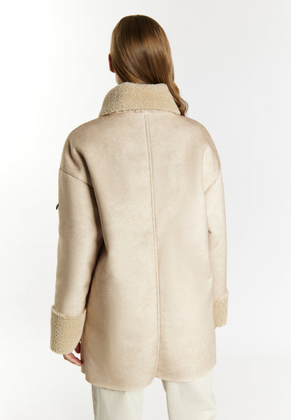 Jacke aus Fellimitat