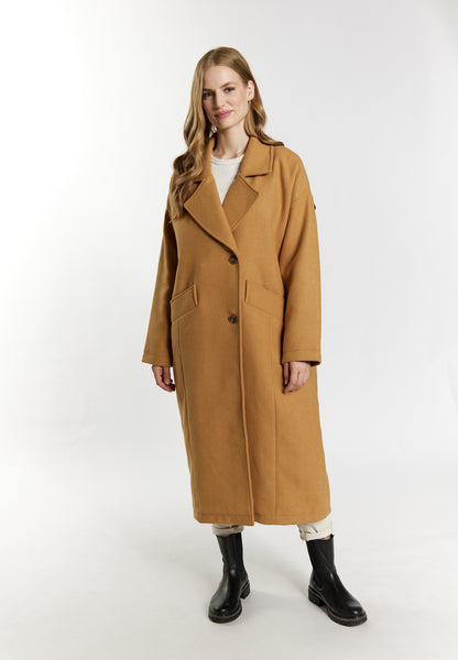 DreiMaster Vintage Women's Übergangsmantel aus Wollgemisch