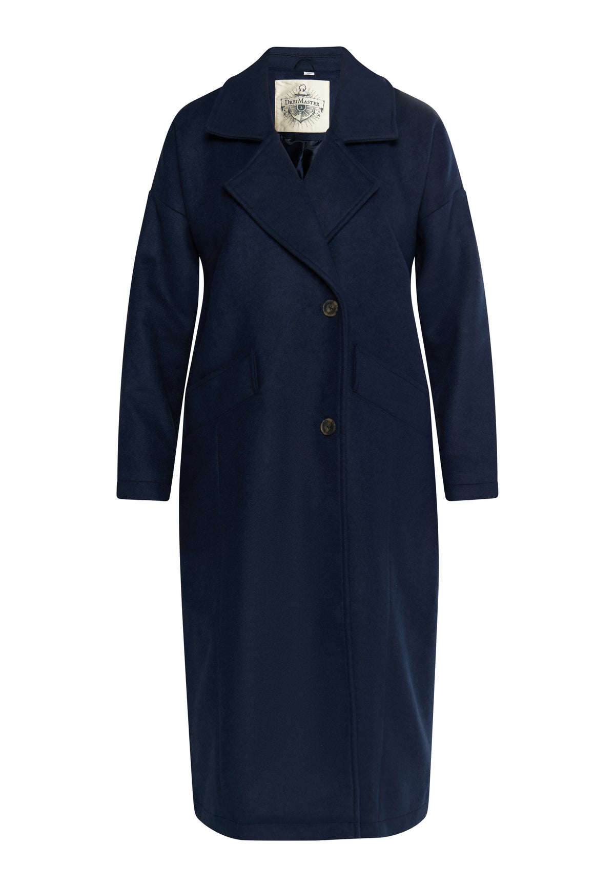 DreiMaster Vintage Women's Übergangsmantel aus Wollgemisch