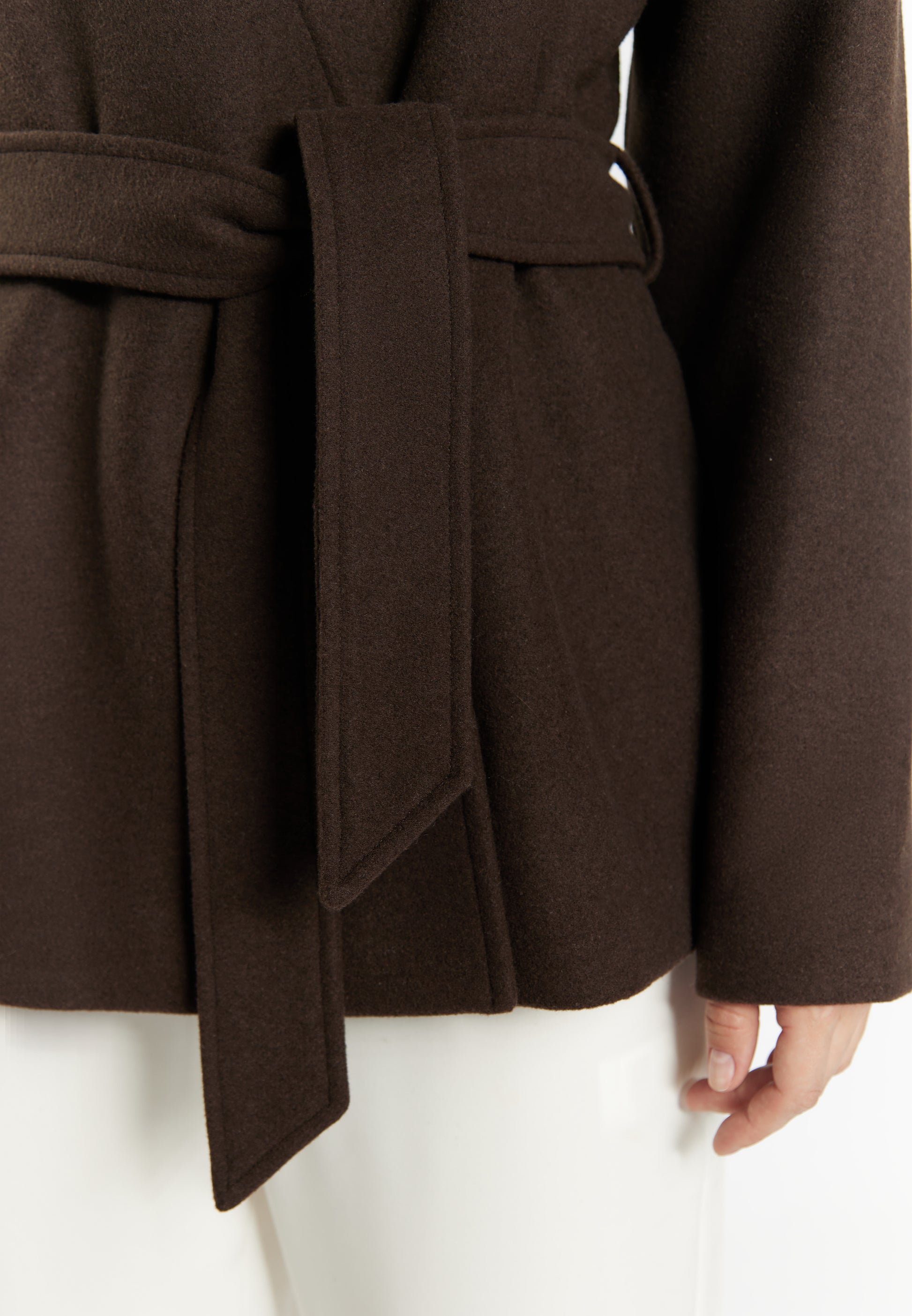 Dreimaster Klassik Women's Transitional Jacket Made From A Wool Blend Dreimaster Klassik