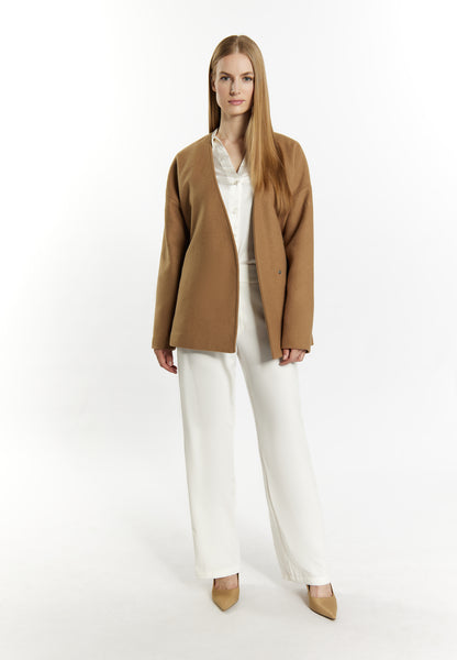 DreiMaster Klassik Women's Übergangsjacke aus Wollgemisch