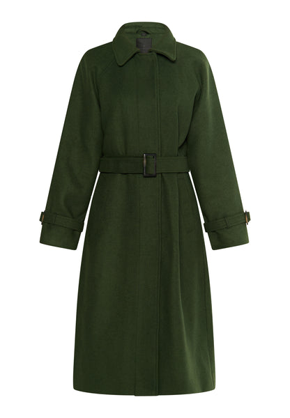 Dreimaster klassischer Damen-Übergangsmantel aus Wollmischung