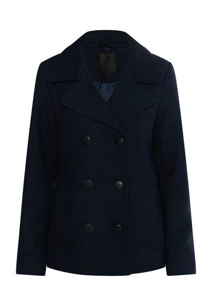 DreiMaster Klassik Women's Wool Blend Pea Coat DreiMaster Klassik