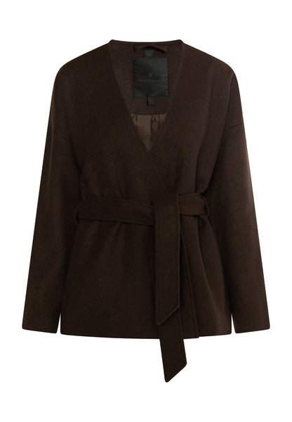 DreiMaster Klassik Women's Übergangsjacke aus Wollgemisch