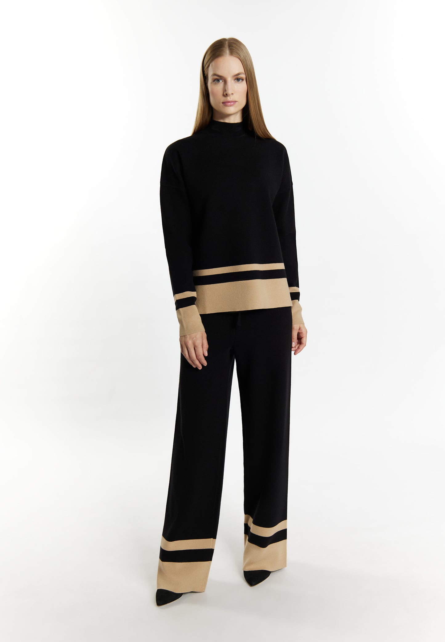 DreiMaster Klassik damskie dzianinowe spodnie