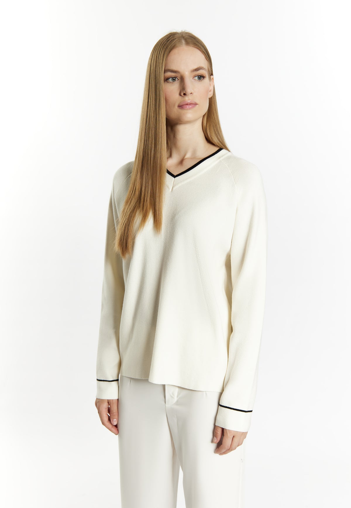 DreiMaster Klassik Damen-Strickpullover Acalmar