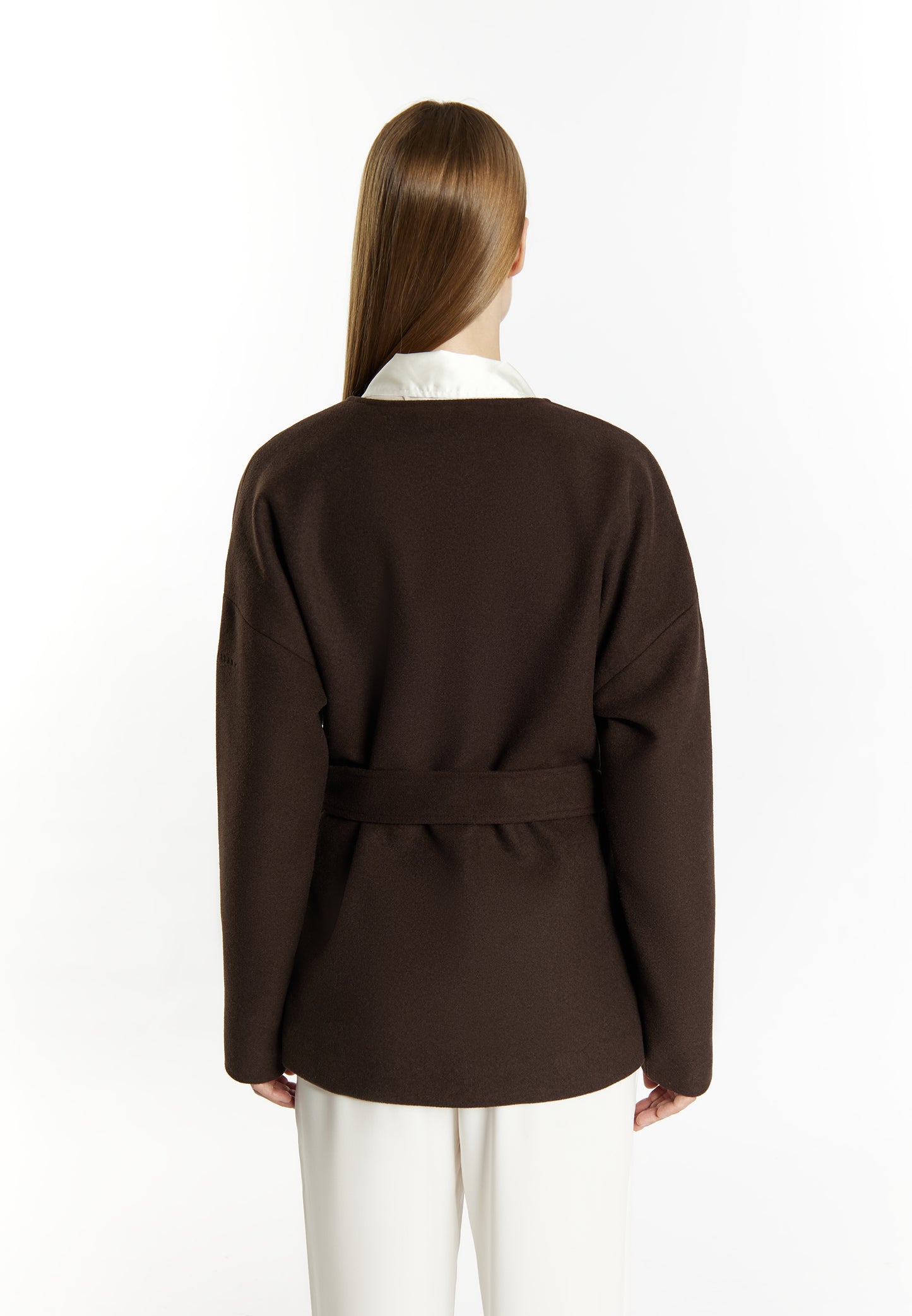 Dreimaster Klassik Women's Transitional Jacket Made From A Wool Blend Dreimaster Klassik