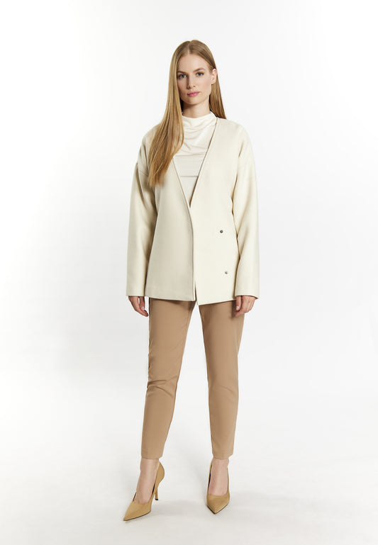 Dreimaster Klassik Women's Transitional Jacket Made From A Wool Blend Dreimaster Klassik