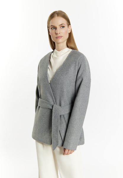 DreiMaster Klassik Women's Übergangsjacke aus Wollgemisch acalmar