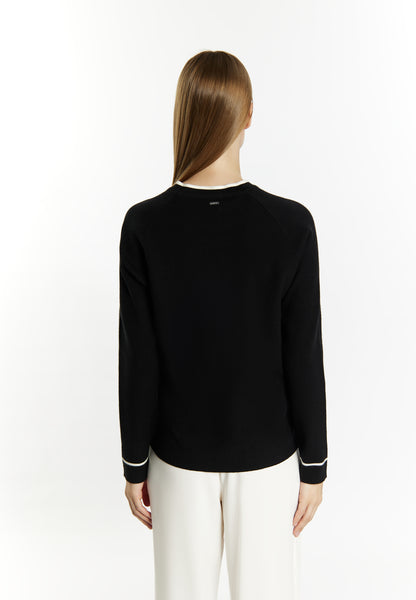 Dreimaster klassischer Damen-Strickpullover