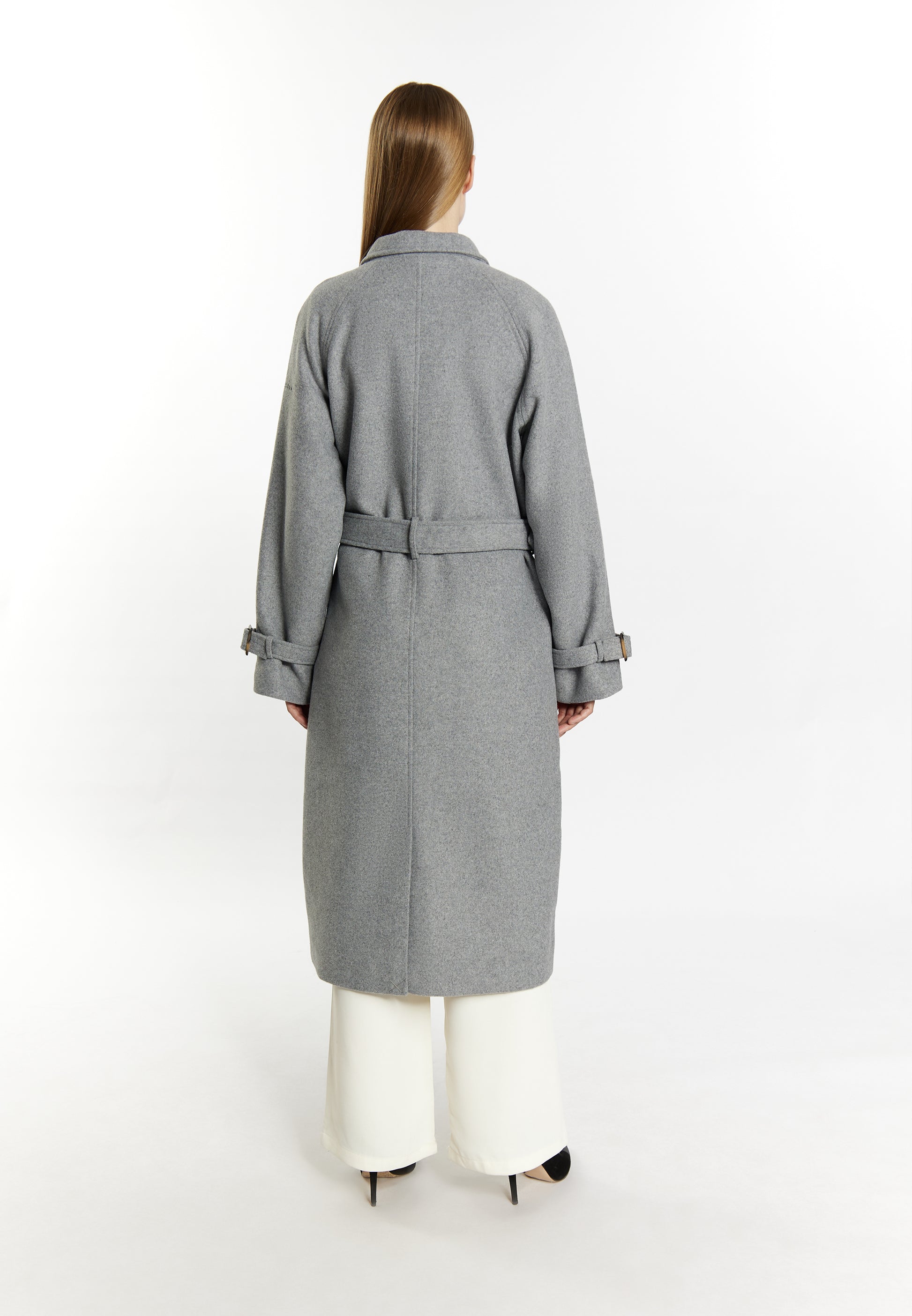 Dreimaster Klassik Women's Transitional Coat Made Of Wool Blend Dreimaster Klassik
