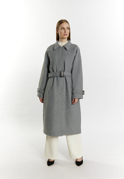 Dreimaster Klassik Women's Transitional Coat Made Of Wool Blend Dreimaster Klassik