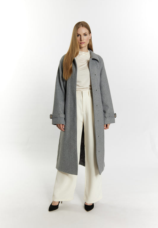 Dreimaster Klassik Women's Transitional Coat Made Of Wool Blend Dreimaster Klassik