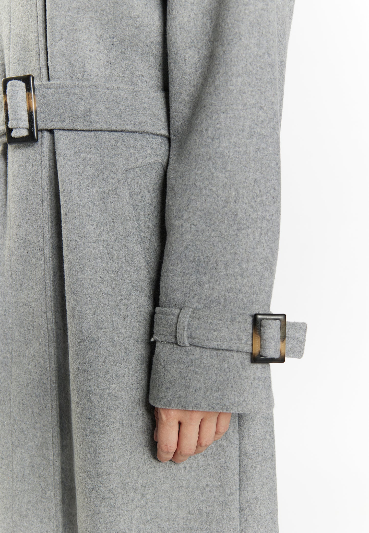 Dreimaster Klassik Women's Transitional Coat Made Of Wool Blend Dreimaster Klassik