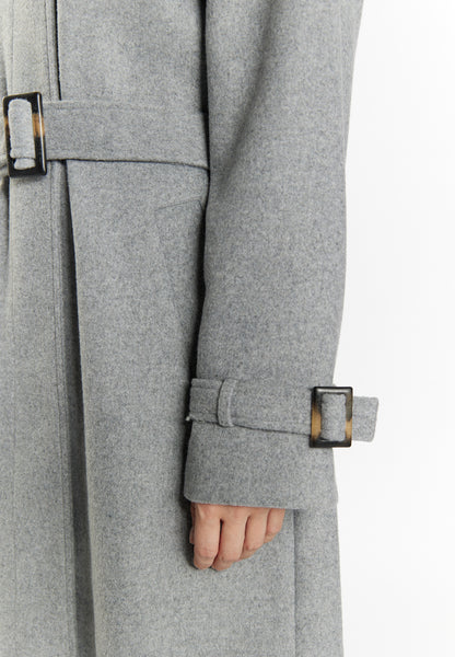 Dreimaster Klassik Women's Transitional Coat Made Of Wool Blend Dreimaster Klassik