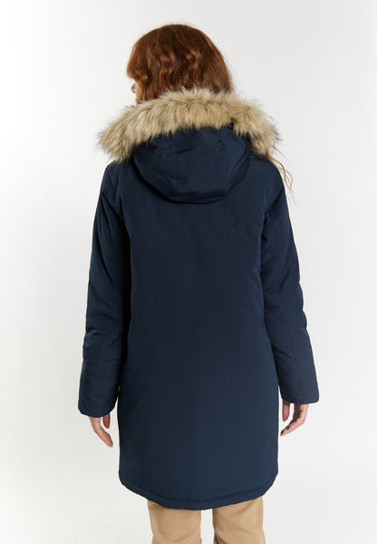 DreiMaster Klassik Women's Winter Parka With Faux Fur - Schmuddelwedda Shop