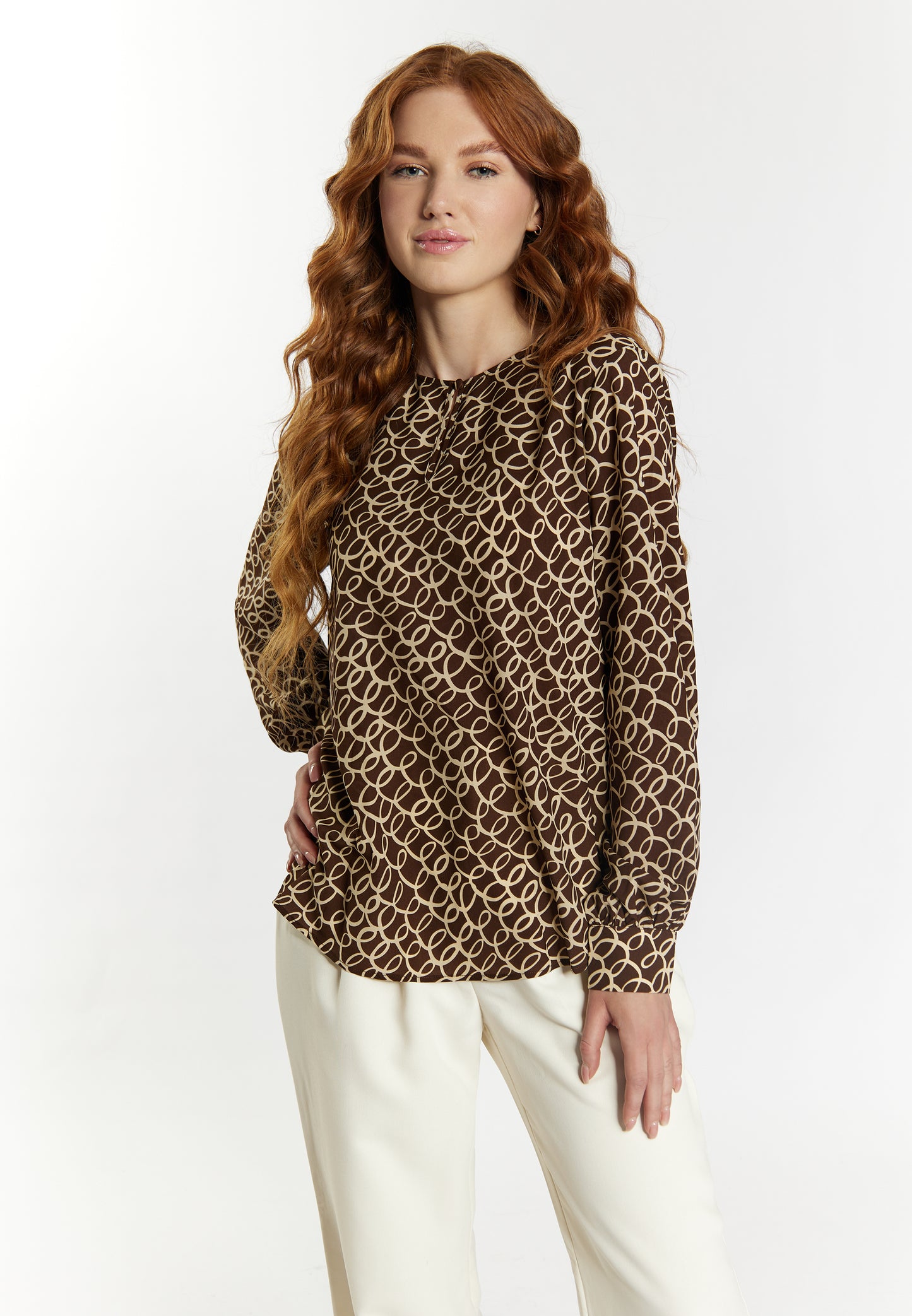 DreiMaster Klassik Women's Long Sleeve Blouse - Schmuddelwedda Shop