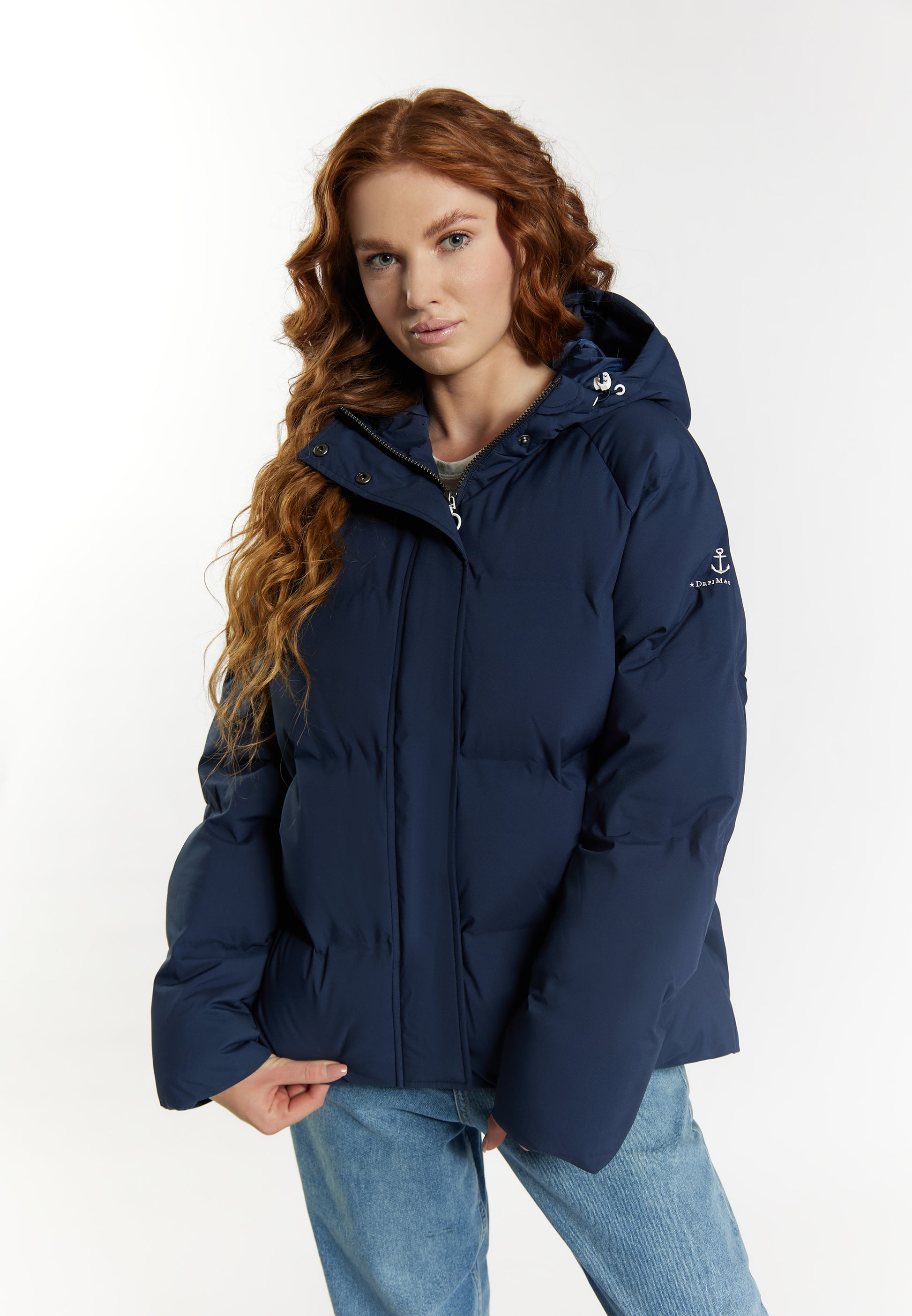 DreiMaster Maritim Damen Anorak + Einkaufstaschen-Set