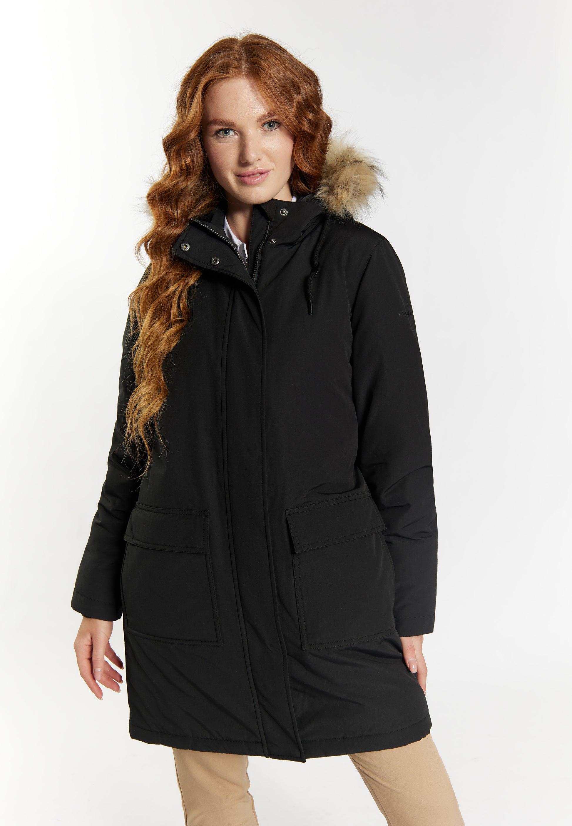 DreiMaster Klassik Women's Winter Parka With Faux Fur DreiMaster Klassik