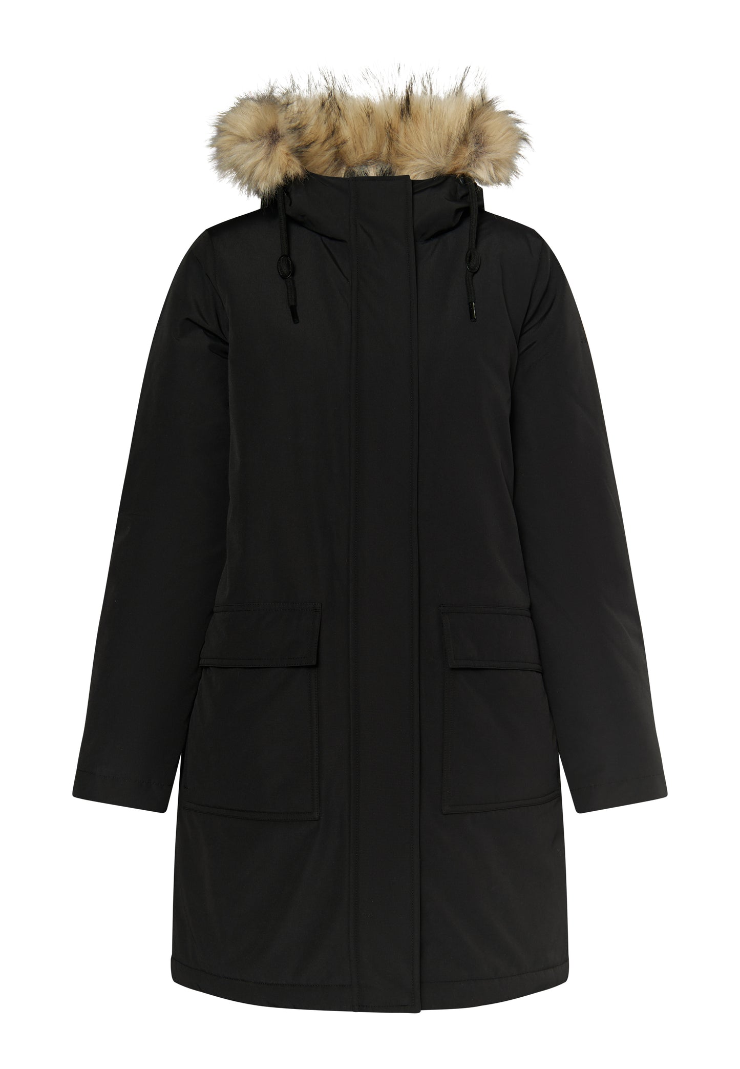 Winterparka mit Kunstfell