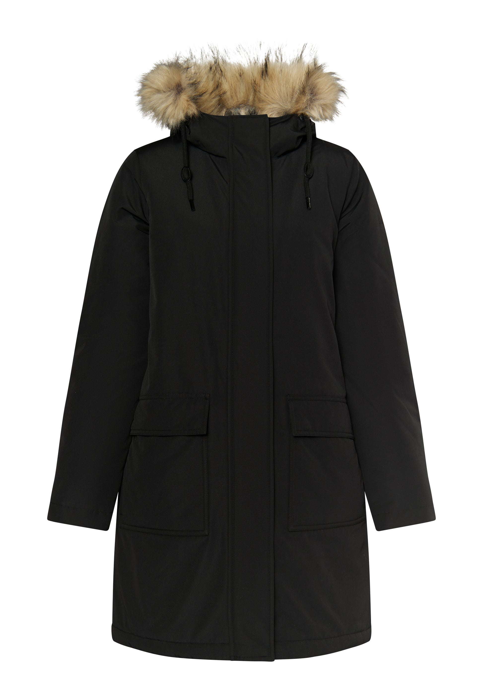 Winterparka mit Kunstfell