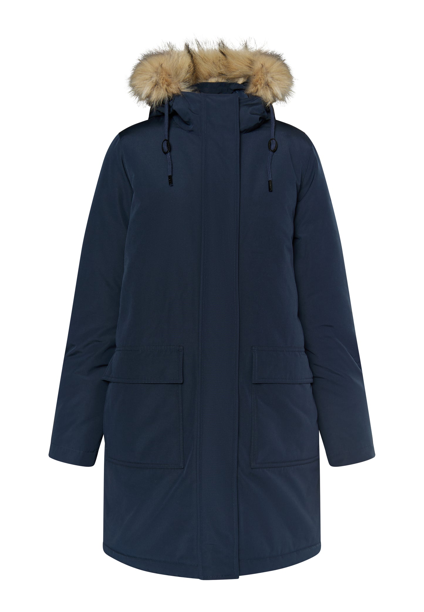 Winterparka mit Kunstfell