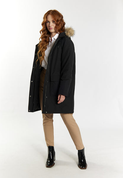 Winterparka mit Kunstfell