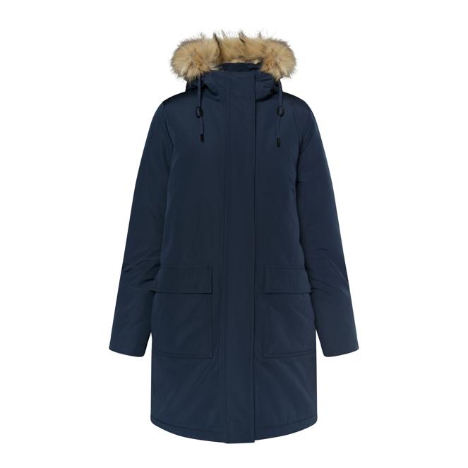 Winterparka mit Kunstfell