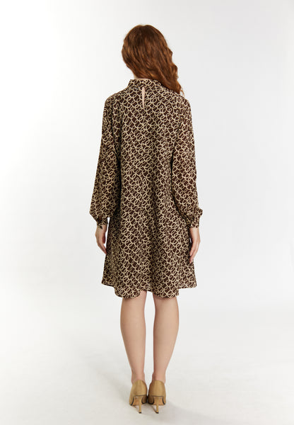 DreiMaster Klassik Damen-Langarmkleid