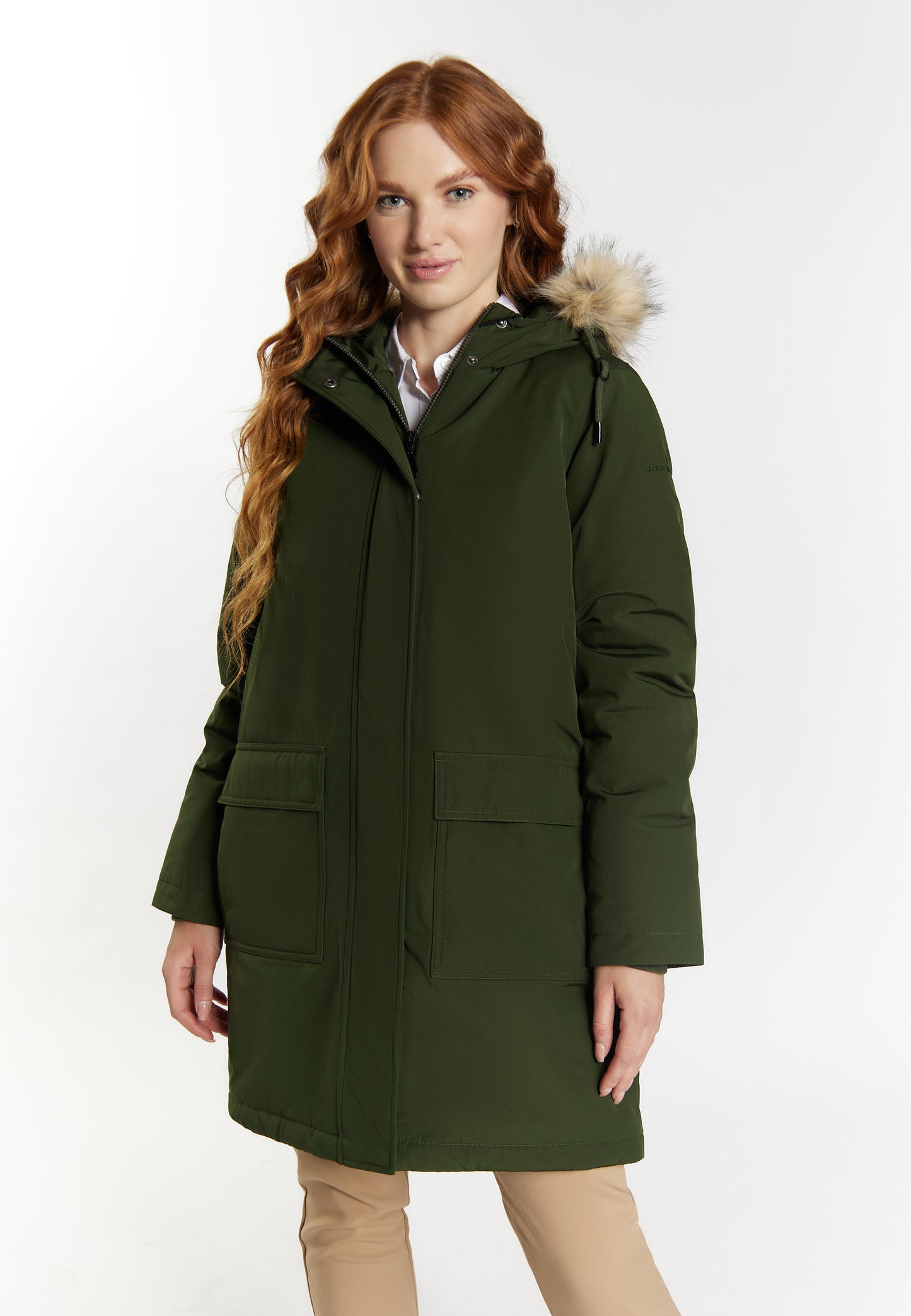 DreiMaster Klassik Women's Winter Parka With Faux Fur - Schmuddelwedda Shop