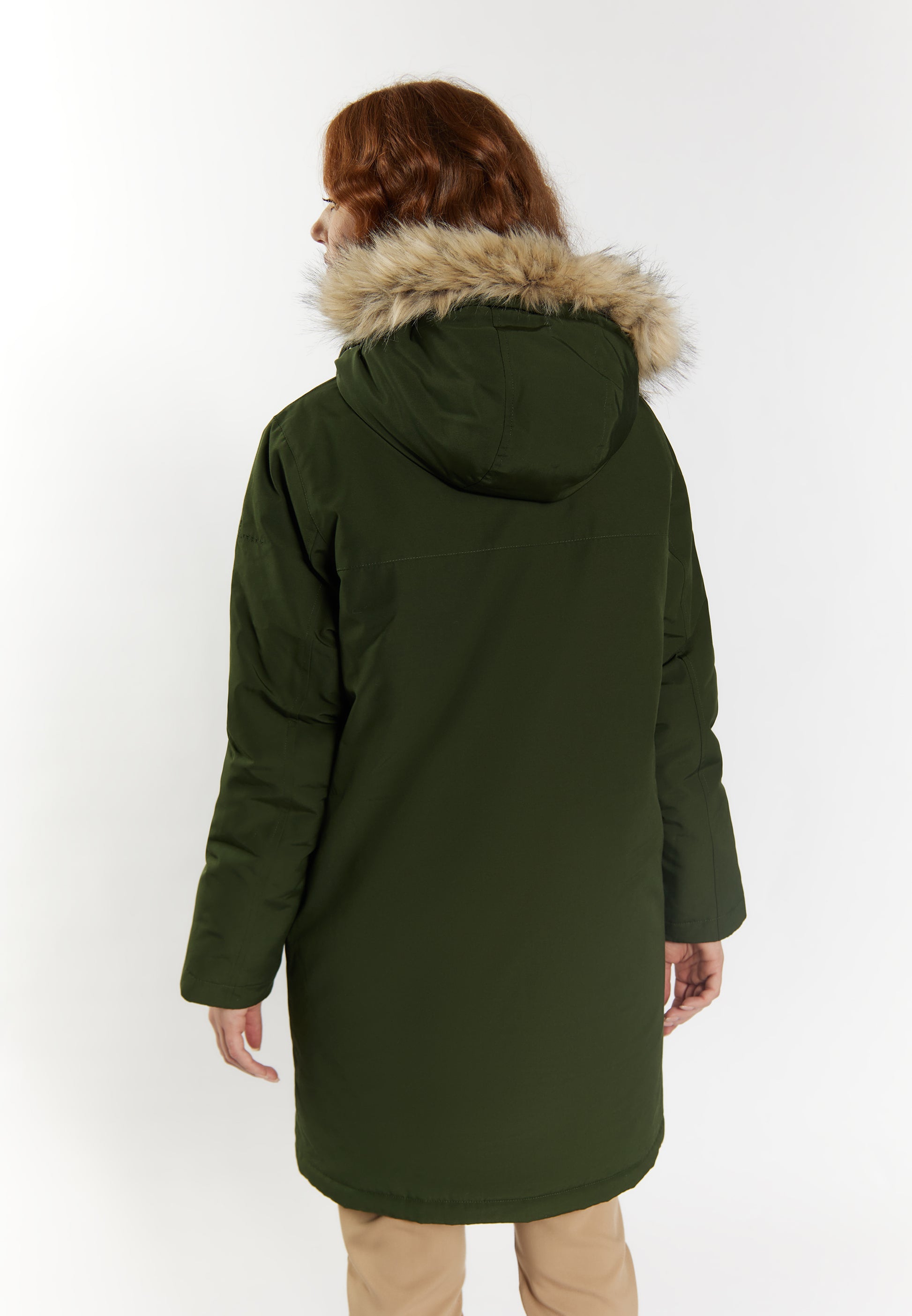 DreiMaster Klassik Women's Winter Parka With Faux Fur - Schmuddelwedda Shop