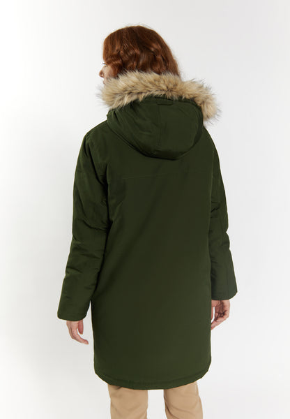 DreiMaster Klassik Women's Winter Parka With Faux Fur - Schmuddelwedda Shop