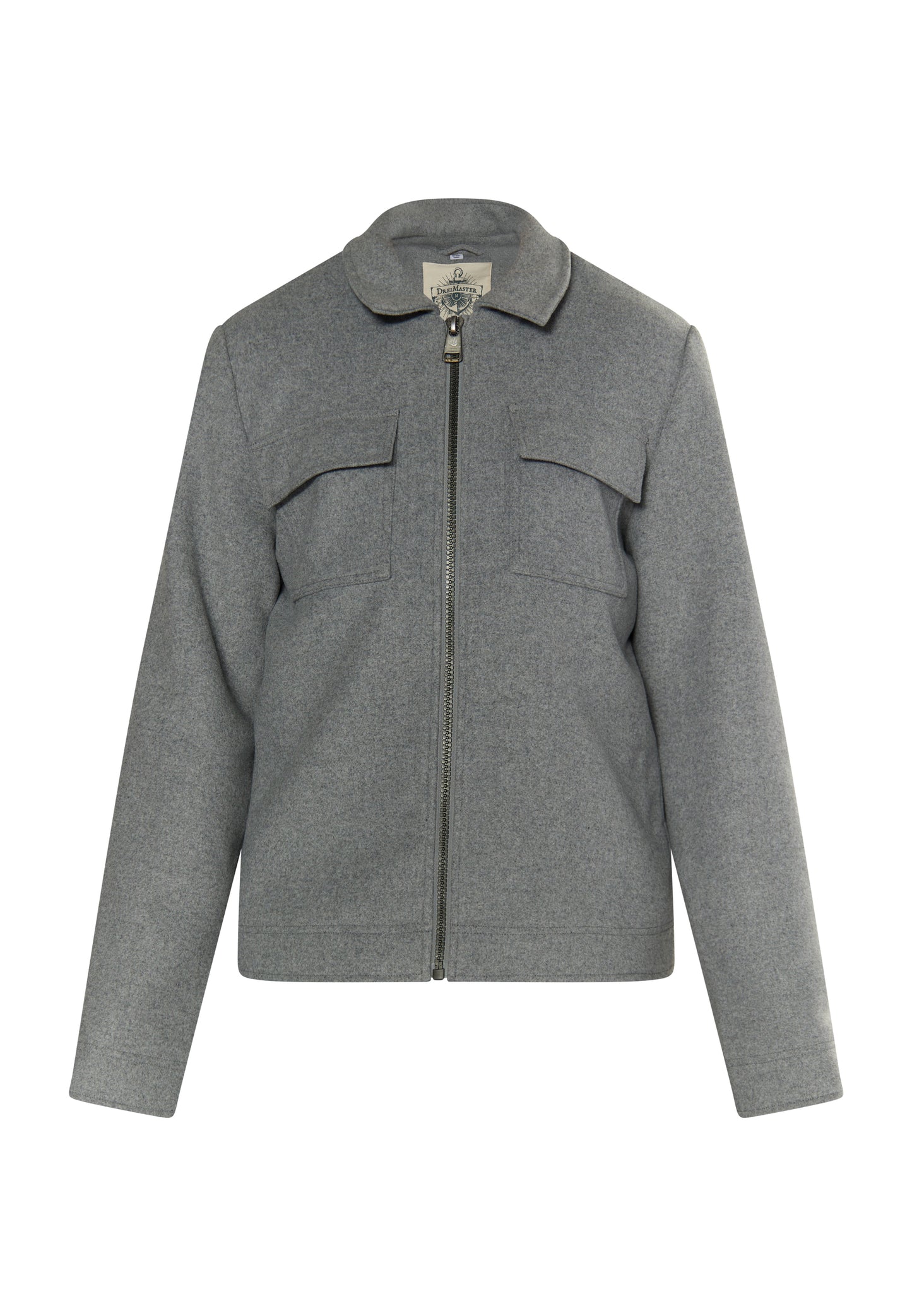 Dreimaster Vintage męska kurtka przejściowa z mieszanki wełny