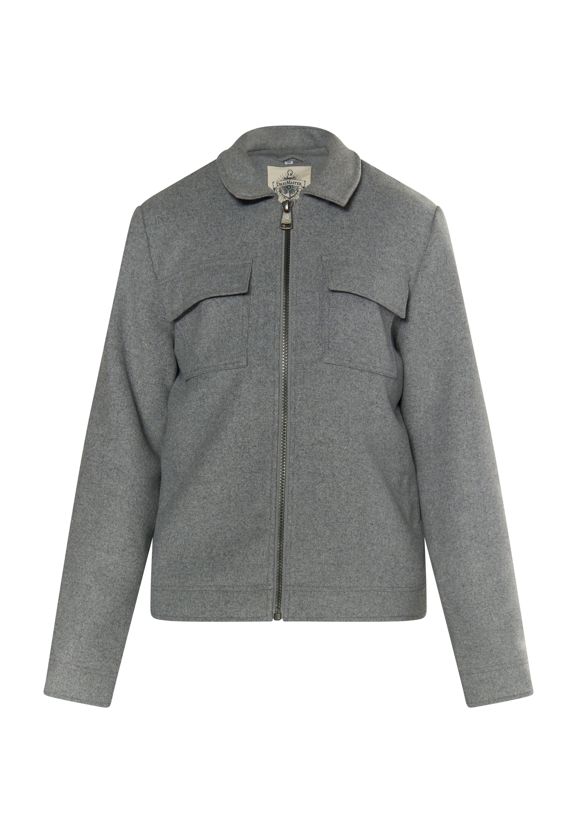 Dreimaster Vintage męska kurtka przejściowa z mieszanki wełny