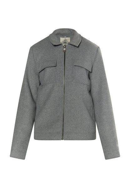 Dreimaster Vintage męska kurtka przejściowa z mieszanki wełny