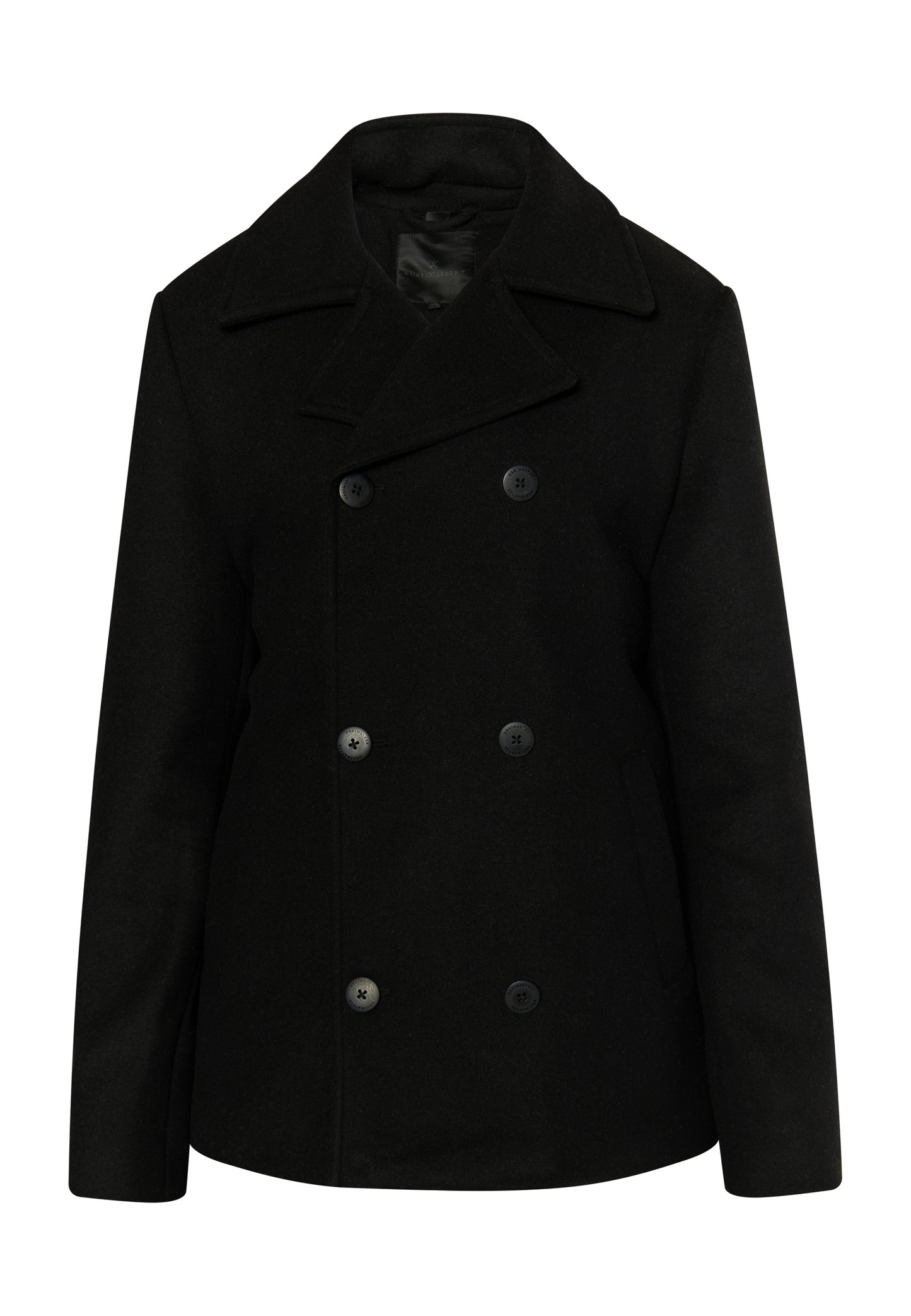 DreiMaster Klassik Men's Wool Blend Pea Coat - Schmuddelwedda Shop
