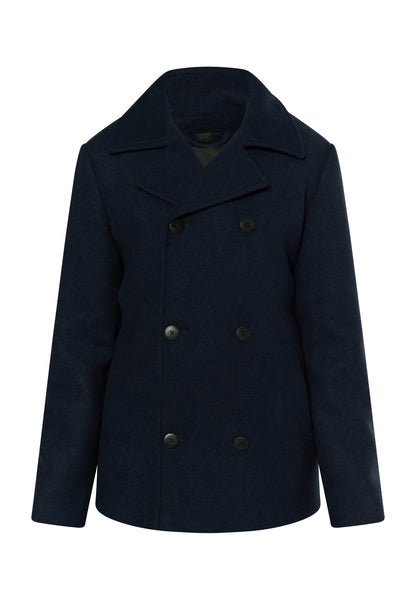 DreiMaster Klassik Men's Wool Blend Pea Coat - Schmuddelwedda Shop