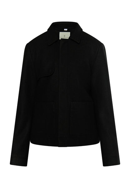 Dreimaster Klassik Men's Transitional Jacket In A Wool Look - Schmuddelwedda Shop