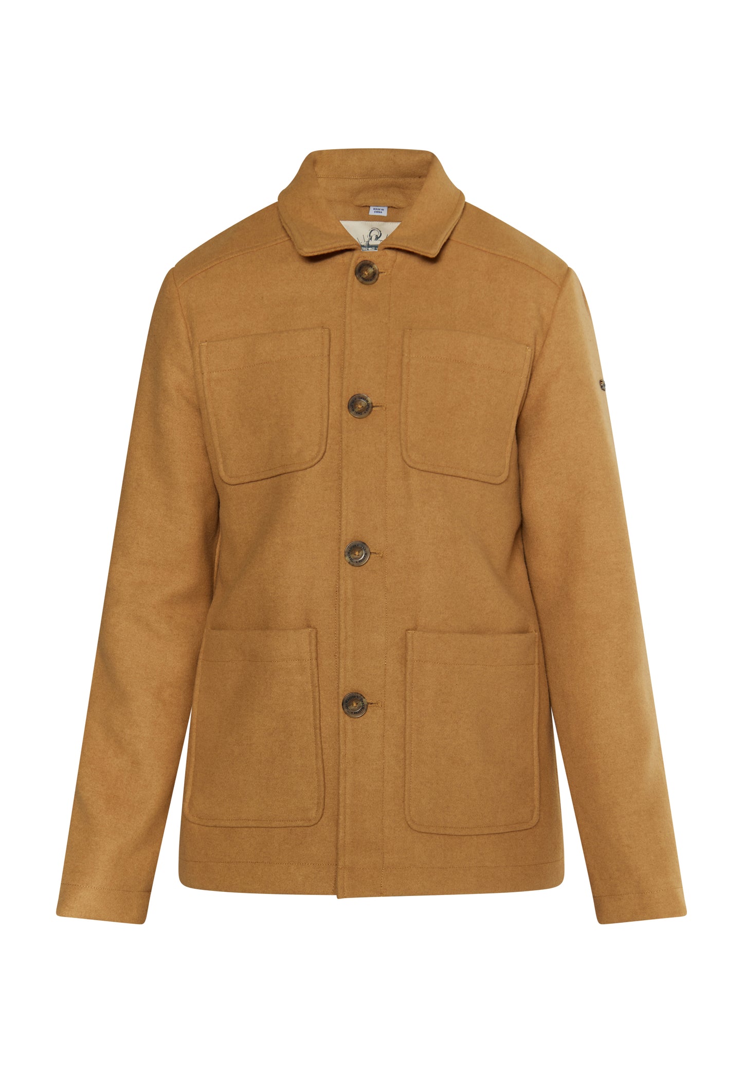 Dreimaster Vintage Herren-Übergangsjacke aus einer Wollmischung