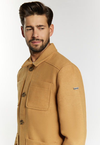 Dreimaster Vintage Herren-Übergangsjacke aus einer Wollmischung