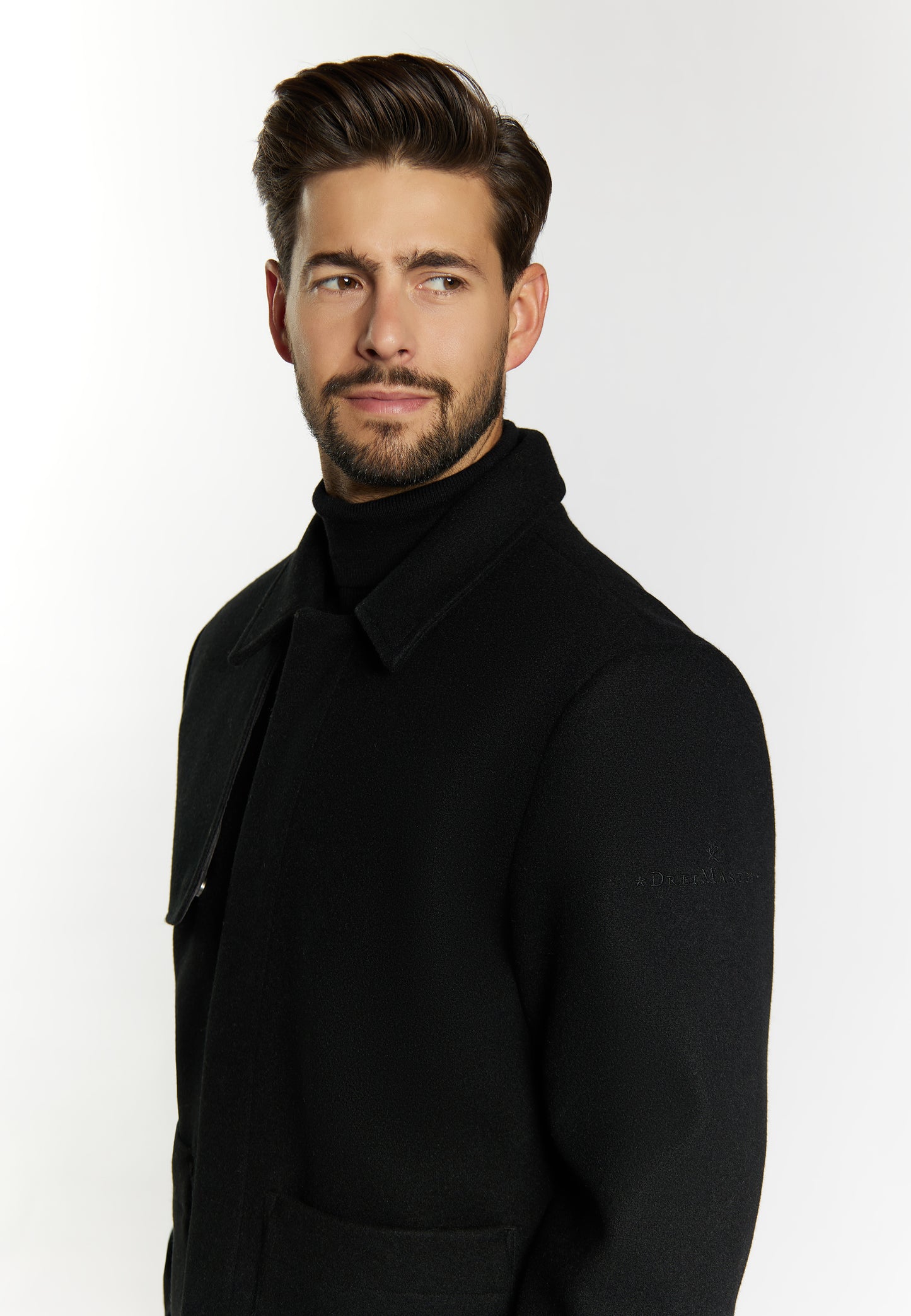 Dreimaster Klassik Men's Transitional Jacket In A Wool Look - Schmuddelwedda Shop