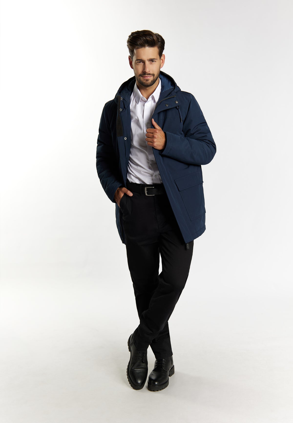 DreiMaster Klassik Herren Stepp-Winterjacke