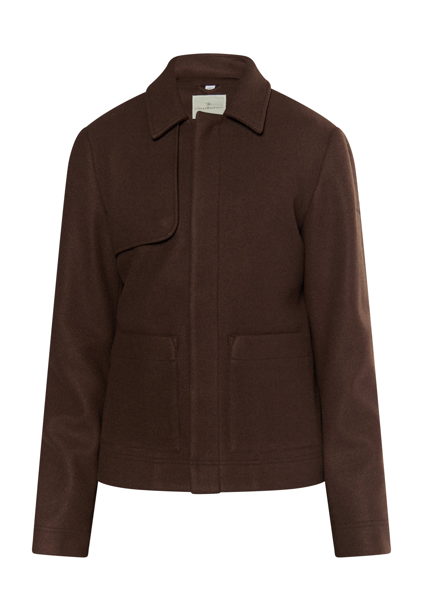 Dreimaster Klassik Men's Transitional Jacket In A Wool Look - Schmuddelwedda Shop