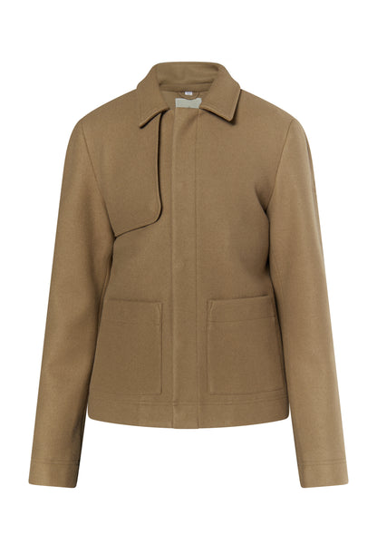 Übergangsjacke in Wolloptik