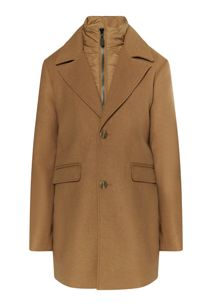 Dreimaster Klassik Men's Transitional Coat Made Of Wool Blend - Schmuddelwedda Shop