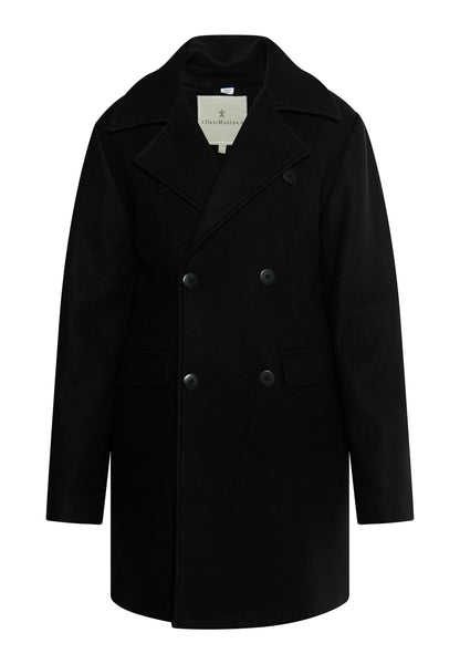 DreiMaster Klassik Men's Transitional Coat In A Wool Look