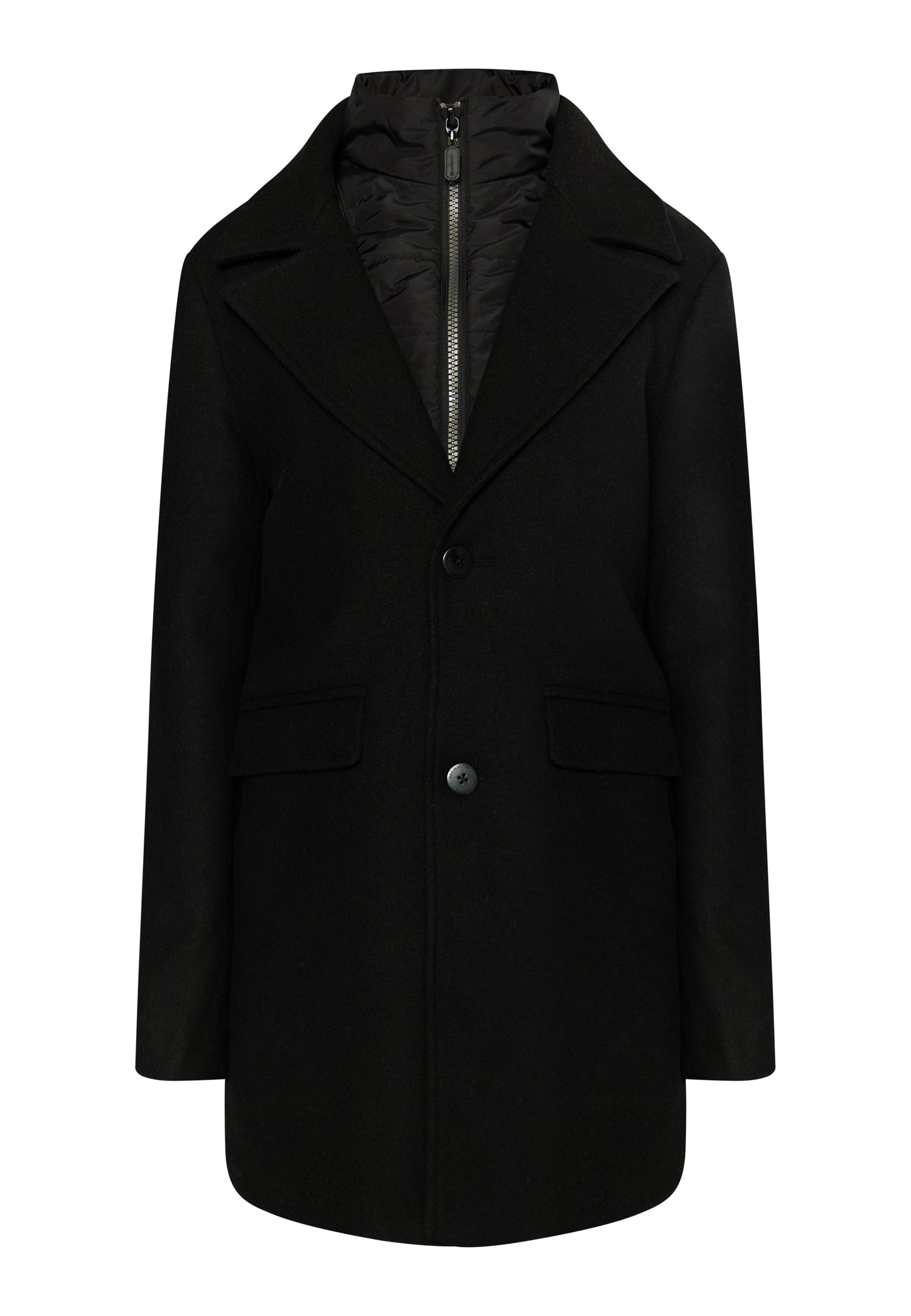 Dreimaster Klassik Men's Transitional Coat Made Of Wool Blend - Schmuddelwedda Shop